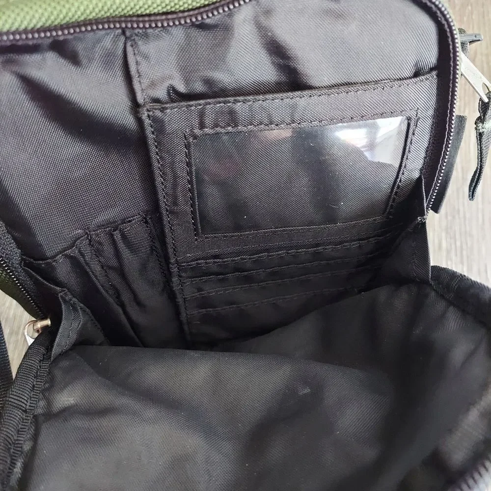 Eddie Bauer Green Crossbody Bag / Travel Bag